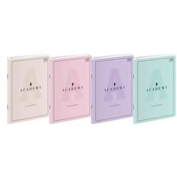 Zeszyt A5/60K linia Academy Pastel (10szt)