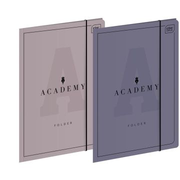 Teczka z gunką A4+ Academy (10szt)