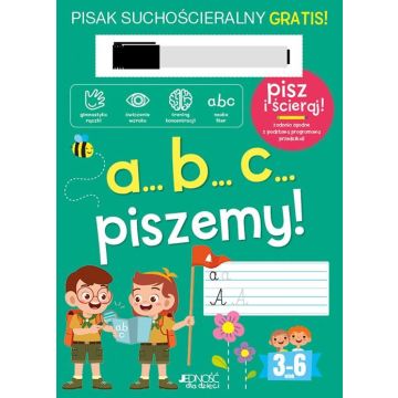 A...B...C... piszemy! Książka z pisakiem sucho.