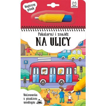 Malowanka z pisakiem.. Pokoloruj i znajdź na ulicy