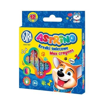 Kredki świecowe 12 kolorów Astrino ASTRA