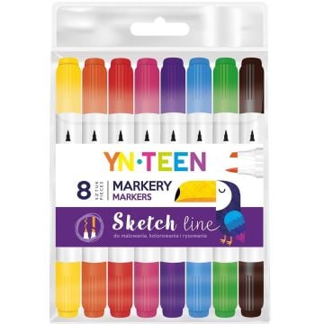 Marker Sketch Line 8 kolorów YN TEEN