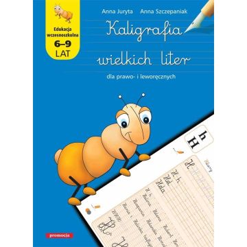 Kaligrafia wielkich liter dla prawo i leworęcznych