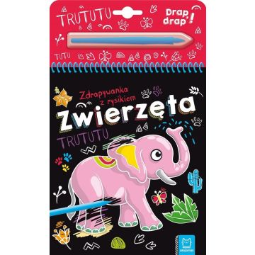 Zwierzęta. Zdrapywanka z rysikiem