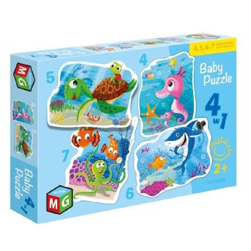 Baby Puzzle 4w1 Pod wodą