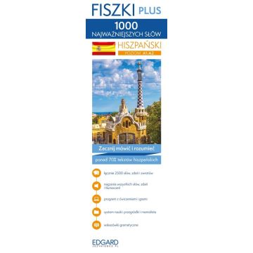 Hiszpański Fiszki PLUS 1000 najważniejszych słów