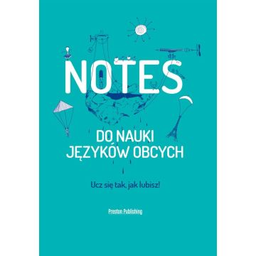 Notes do nauki języków obcych zielony