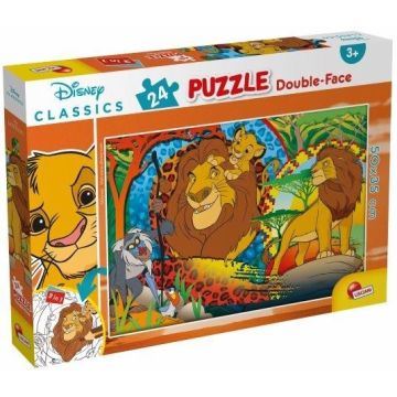 Puzzle dwustronne Plus 24 Król Lew