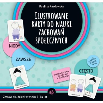 Ilustrowane karty do nauki zachowań społecznych
