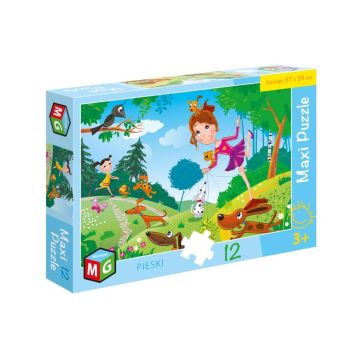 Maxi Puzzle 12 Pieski