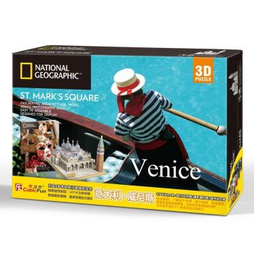 Puzzle 3D Wenecja Plac Św. Marka National Geo