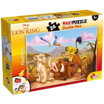 Puzzle dwustronne Supermaxi 24 Król Lew