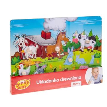Układanka drewniana Farma