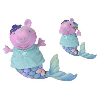 Świnka Peppa Maskotka pluszowa Peppa Syrena 30 cm