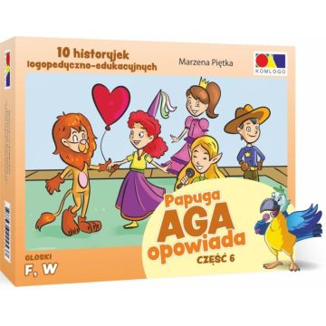Historyjki obrazkowe. Papuga Aga opowiada cz.6