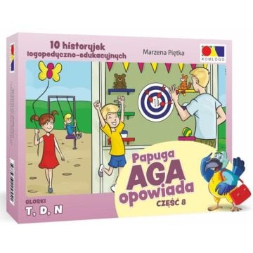 Historyjki obrazkowe. Papuga Aga opowiada cz.8