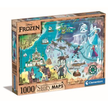 Puzzle 1000 Story Maps Frozen