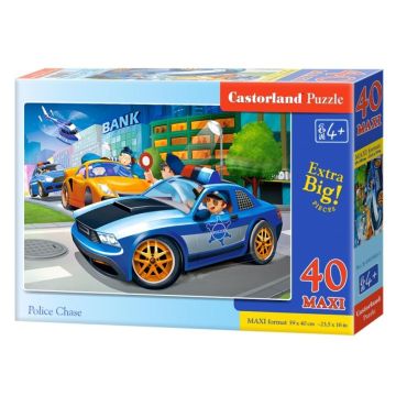 Puzzle 40 maxi - Police Chase CASTOR
