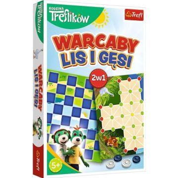 Warcaby Lis i Gęsi - Rodzina Treflików TREFL
