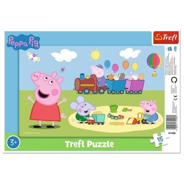 Puzzle 15 Wesoły pociąg TREFL