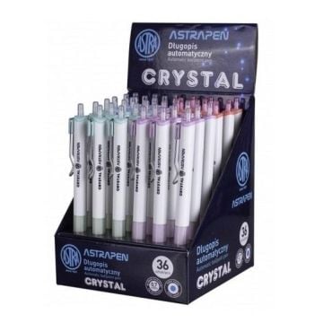 Długopis Pen Crystal white (36szt) ASTRA
