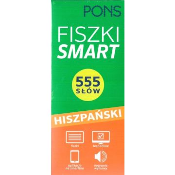 Fiszki Smart 555 słów. Hiszpański w.2022