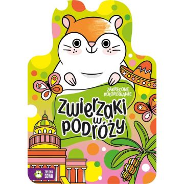 Zakręcone kolorowanie. Zwierzaki w podróży