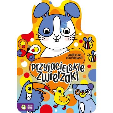 Zakręcone kolorowanie. Przyjacielskie zwierzaki