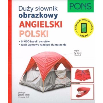 Duży słownik obrazkowy Angielski PONS