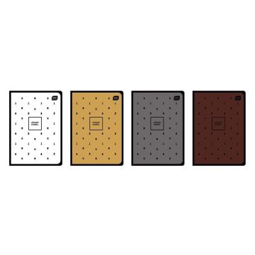 Zeszyt A5/32K linia Soft Touch chessi (10szt)