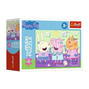 Puzzle 20 miniMaxi Beztrsoki dzień Peppy 3 TREFL