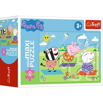 Puzzle 20 miniMaxi Beztroski dzień Peppy 1 TREFL