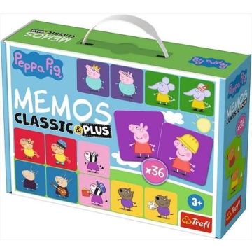 Memo Classic&Plus Świnka Peppal TREFL