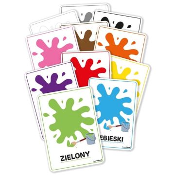 Plansze edukacyjne A4 - Kolory 11 kart