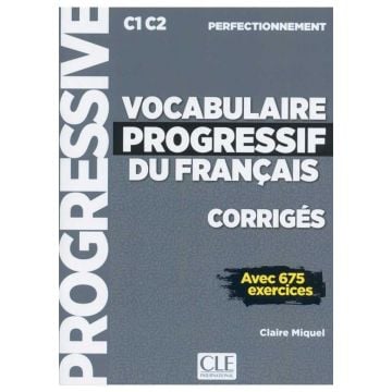 Vocabulaire progressif du francais C1/C2 klucz