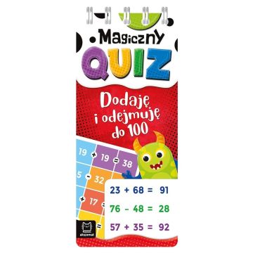 Magiczny quiz. Dodaję i odejmuję do 100. Spirala
