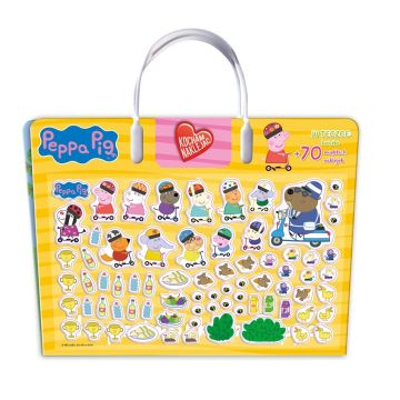 Peppa Pig. Kocham naklejać. Na podwórku z Peppą