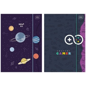 Teczka z gumką A4+ Shape Boys (10szt)