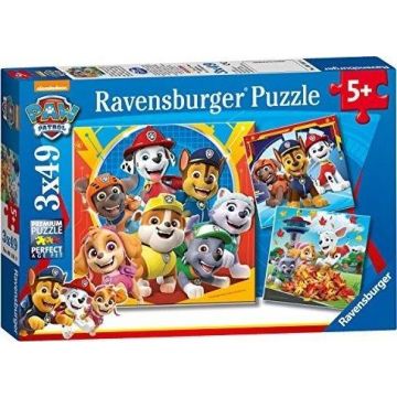 Puzzle dla dzieci 3x49 Psi Patrol