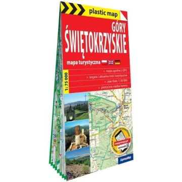 Mapa turystyczna Góry Świętokrzyskie 1:75 000