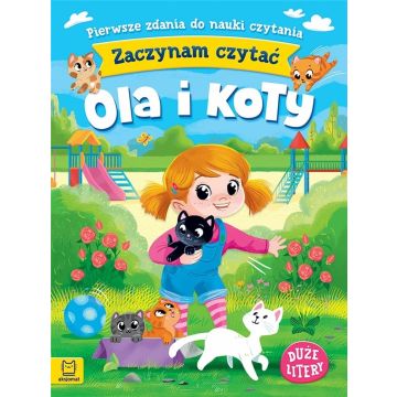 Zaczynam czytać. Duże litery. Pierwsze zdania...