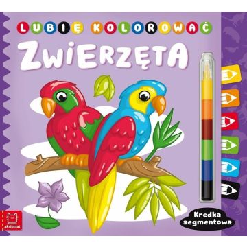 Lubię kolorować. Zwierzęta. Kredka segmentowa