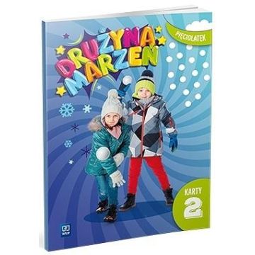 Drużyna marzeń Pięciolatek.Karty pracy cz.2 2022