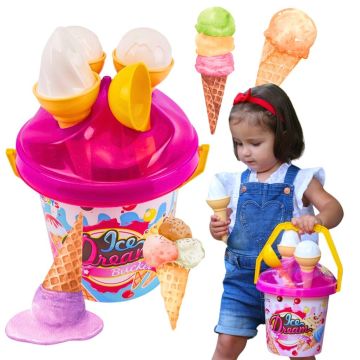 Zestaw do piasku lody MIX