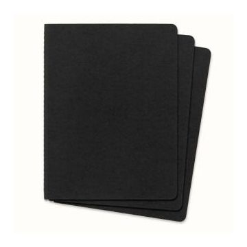 Zeszyt 19x25 linia 60K czarny (3szt) MOLESKINE