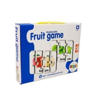 Puzzle edukacyjne owoce 10el