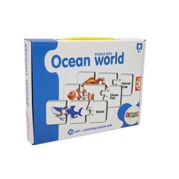 Puzzle edukacyjne ocean 10el