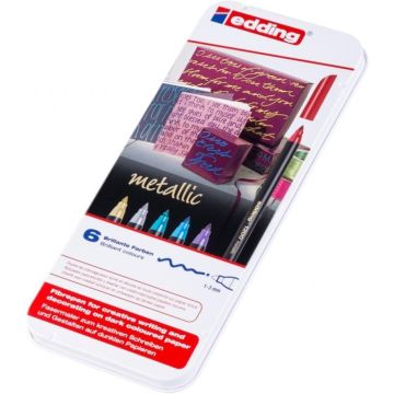 Pisaki metaliczne 1-3mm 6 kolorów