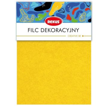 Zestaw filców dekoracyjnych A4 10 kolorów