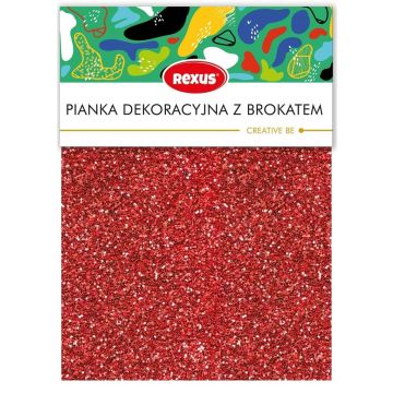 Pianka dekoracyjna A4 5 kolorów brokat
